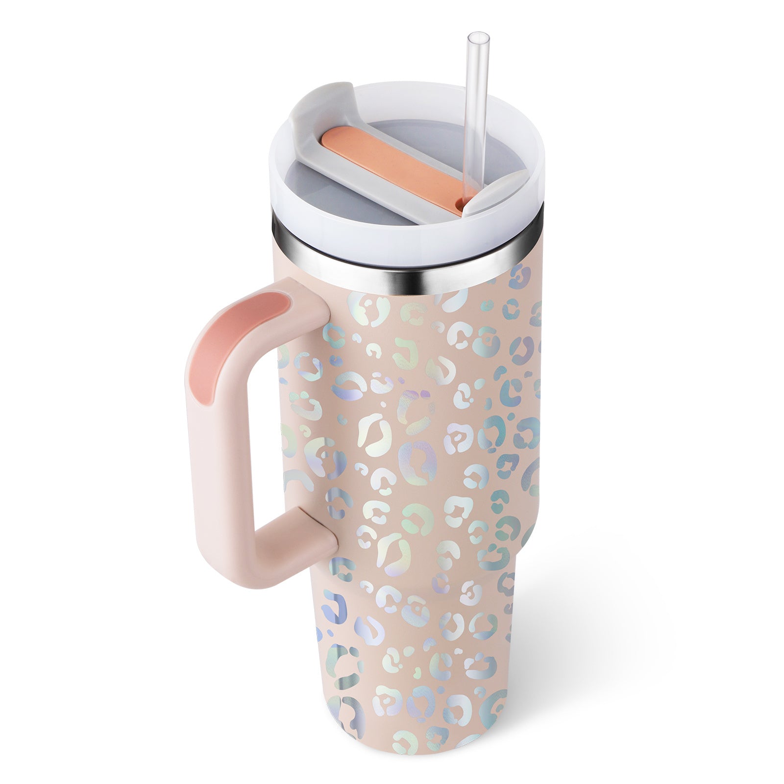 11 oz Tumbler With Handle Straw Insulated Gifts