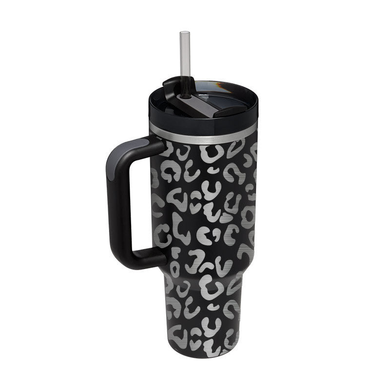 11 oz Tumbler With Handle Straw Insulated Gifts