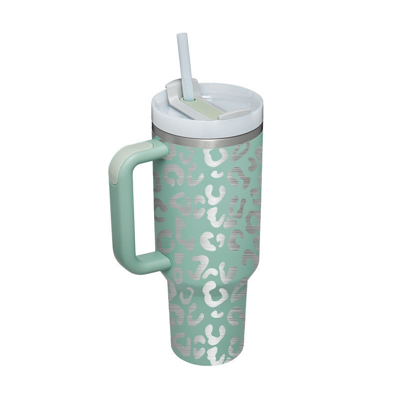 11 oz Tumbler With Handle Straw Insulated Gifts