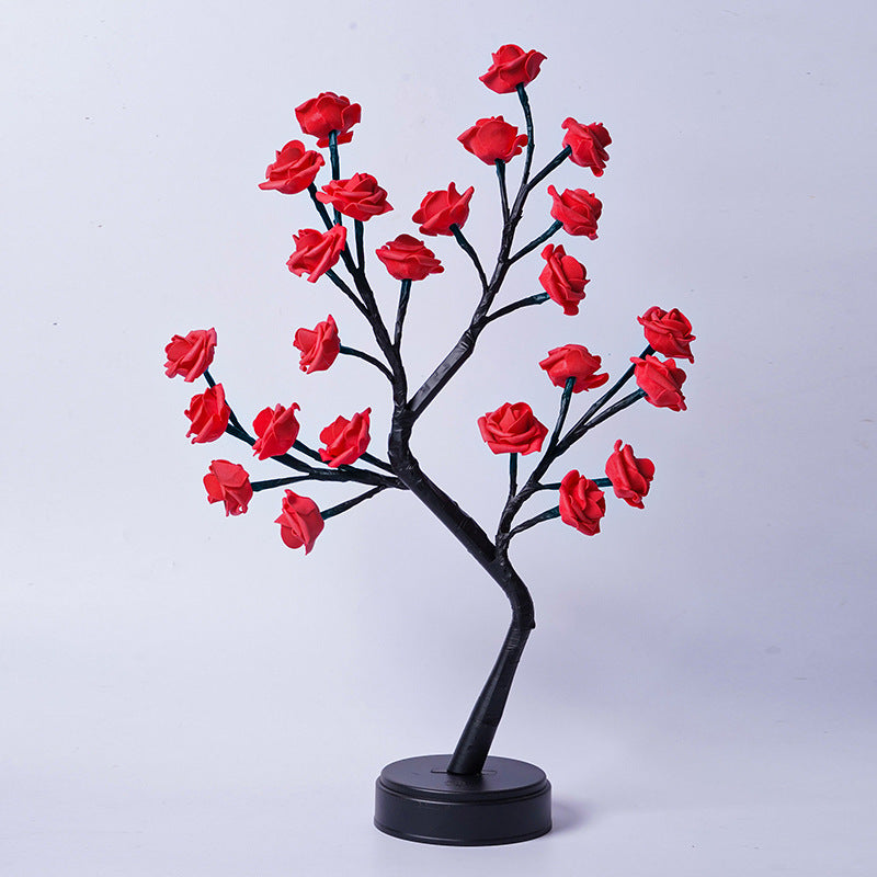 Table Lamp Flower Tree Rose By Castlight