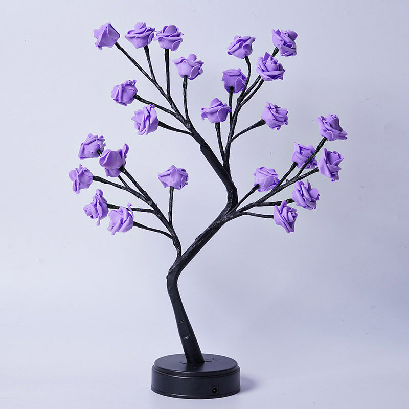 Table Lamp Flower Tree Rose By Castlight