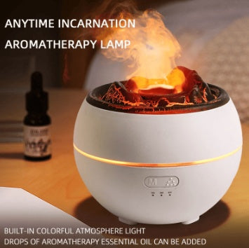 Flame Aroma Diffuser Household Desk By Castlight