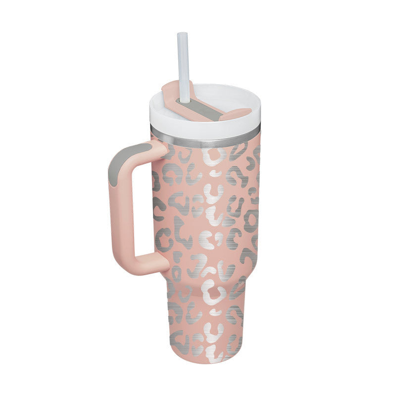 11 oz Tumbler With Handle Straw Insulated Gifts