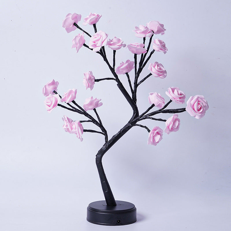 Table Lamp Flower Tree Rose By Castlight