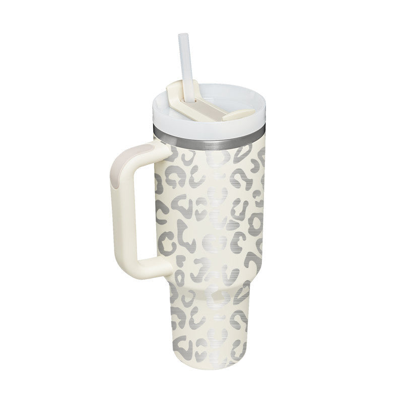 11 oz Tumbler With Handle Straw Insulated Gifts